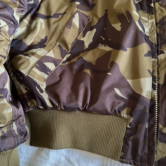 GANNI Camouflage Print Bomber Jacket size S - Picture 8 of 13